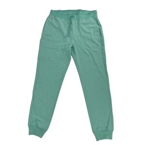 NWT Mandala Mint Green High Waist Scrub Joggers Size L Tall Women’s